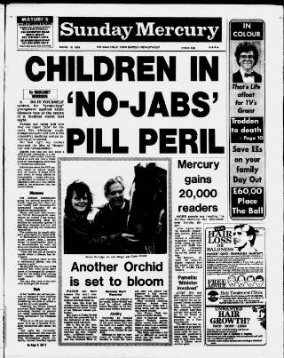 cover page of Birmingham Weekly Mercury published on March 19, 1989