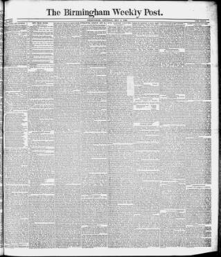 cover page of Birmingham Weekly Post published on May 4, 1889