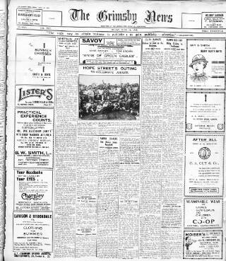 cover page of Grimsby News published on June 14, 1935