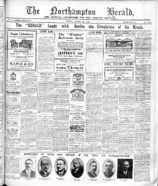 cover page of Northampton Herald published on March 28, 1930