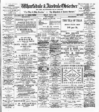 cover page of Wharfedale & Airedale Observer published on May 2, 1902