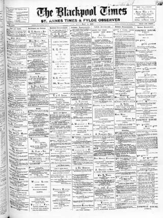 cover page of Blackpool Times published on May 4, 1901