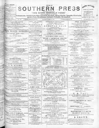 cover page of Southern Press (Glasgow) published on May 4, 1895