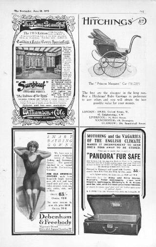 cover page of The Bystander published on June 18, 1913