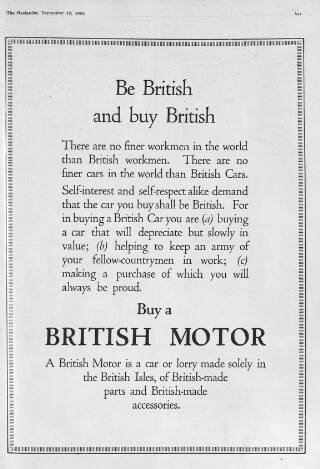 cover page of The Bystander published on September 17, 1924
