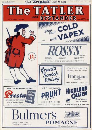 cover page of The Tatler published on September 17, 1947