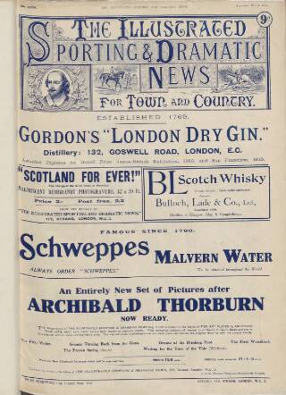 cover page of Illustrated Sporting and Dramatic News published on May 4, 1918