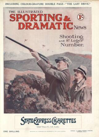 cover page of Illustrated Sporting and Dramatic News published on September 17, 1927