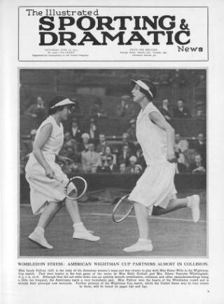 cover page of Illustrated Sporting and Dramatic News published on June 18, 1932