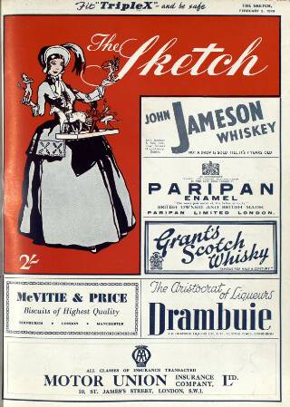 cover page of The Sketch published on February 2, 1949