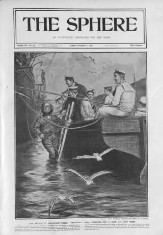 cover page of The Sphere published on November 2, 1901