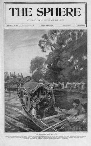 cover page of The Sphere published on June 18, 1904