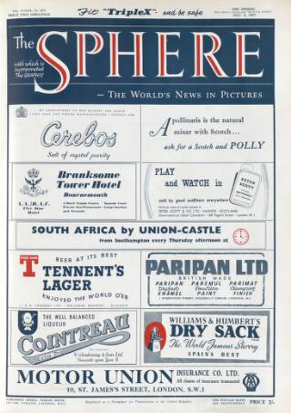 cover page of The Sphere published on May 4, 1957