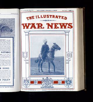cover page of Illustrated War News published on September 27, 1916