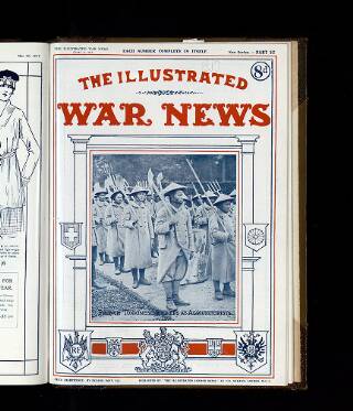 cover page of Illustrated War News published on June 6, 1917