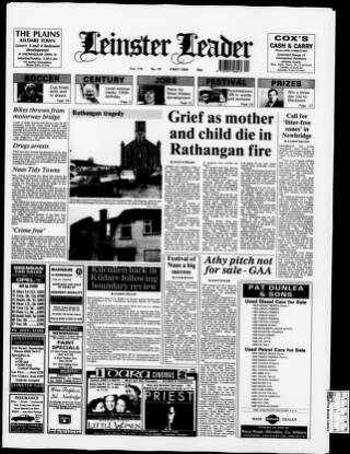 cover page of Leinster Leader published on May 4, 1995