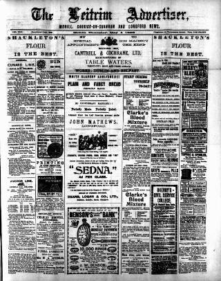 cover page of Leitrim Advertiser published on May 4, 1905
