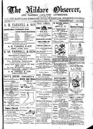 cover page of Kildare Observer and Eastern Counties Advertiser published on May 4, 1901