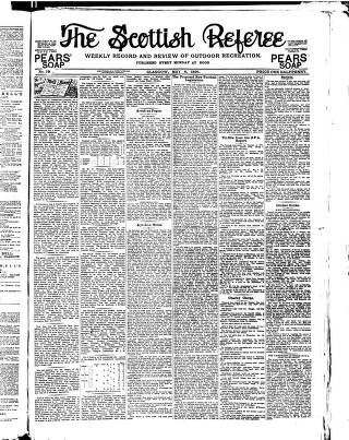 cover page of Scottish Referee published on May 4, 1891