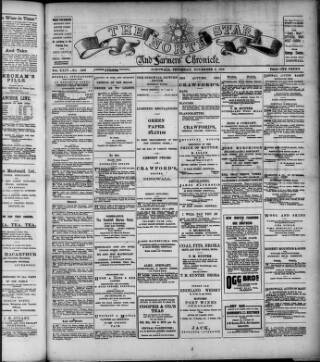 cover page of North Star and Farmers' Chronicle published on November 2, 1916