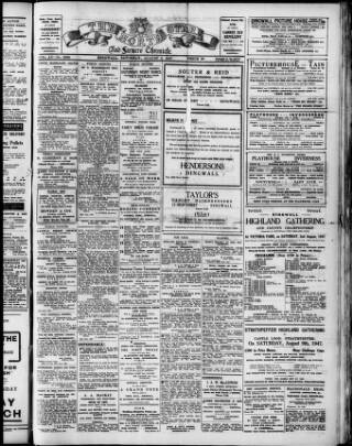 cover page of North Star and Farmers' Chronicle published on August 2, 1947
