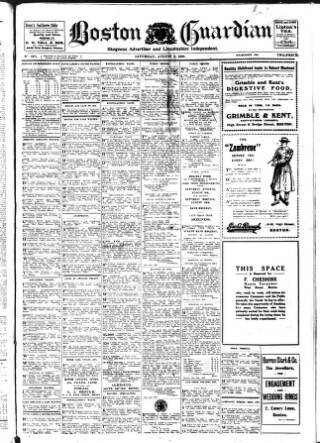 cover page of Boston Guardian published on August 2, 1919