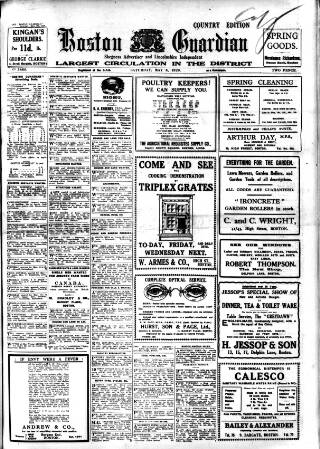 cover page of Boston Guardian published on May 4, 1929