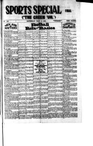 cover page of Star Green 'un published on May 4, 1918