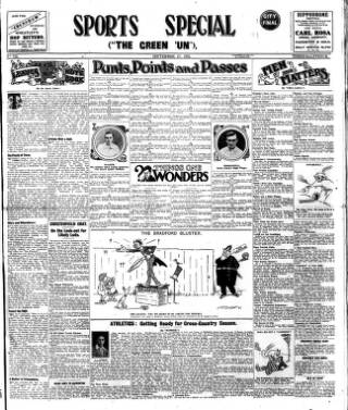 cover page of Star Green 'un published on September 17, 1921