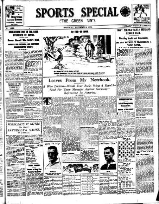 cover page of Star Green 'un published on November 2, 1935