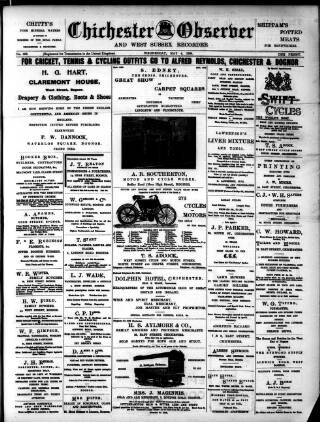 cover page of Chichester Observer published on May 4, 1904