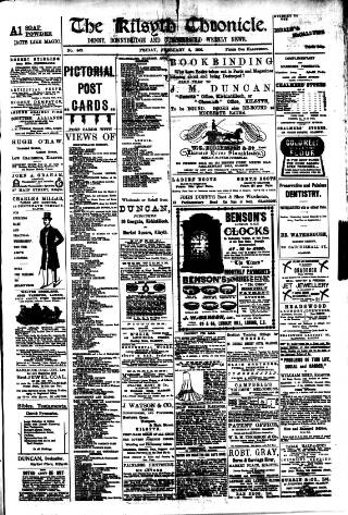 cover page of Kilsyth Chronicle published on February 2, 1906