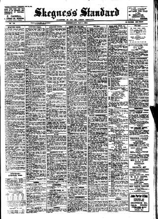 cover page of Skegness Standard published on May 2, 1934
