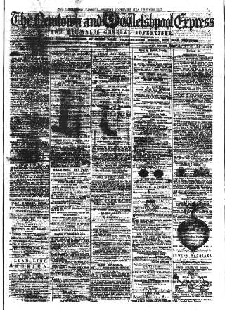 cover page of Montgomeryshire Express published on November 2, 1875