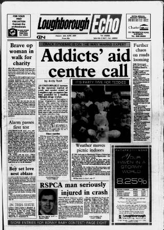 cover page of Loughborough Echo published on June 18, 1993