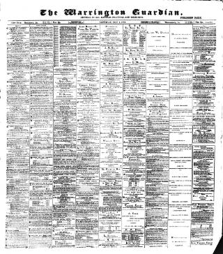 cover page of Warrington Guardian published on May 4, 1889