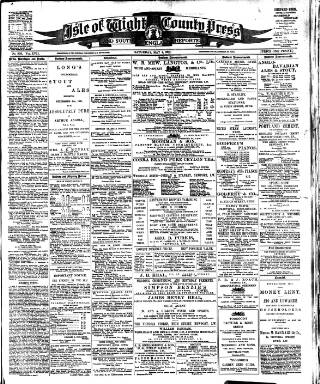 cover page of Isle of Wight County Press published on May 4, 1901