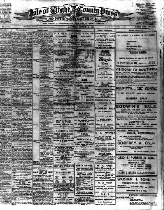cover page of Isle of Wight County Press published on August 2, 1913