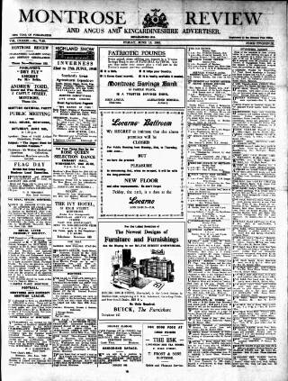 cover page of Montrose Review published on June 18, 1948