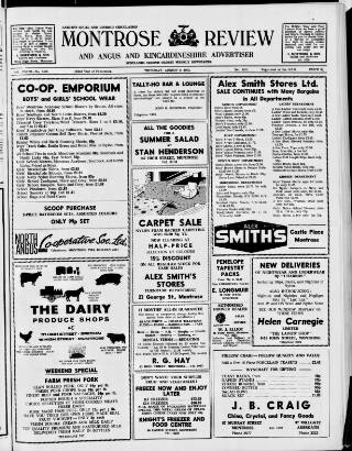 cover page of Montrose Review published on August 2, 1973