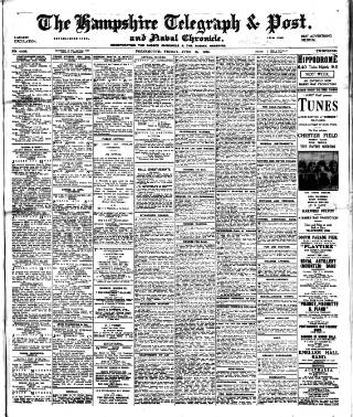 cover page of Hampshire Telegraph published on June 18, 1926