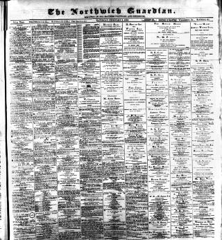 cover page of Northwich Guardian published on February 2, 1895