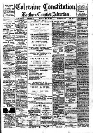 cover page of Northern Constitution published on May 4, 1901