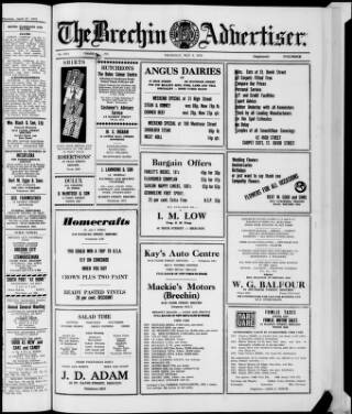 cover page of Brechin Advertiser published on May 4, 1978