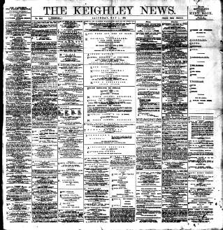 cover page of Keighley News published on May 7, 1898