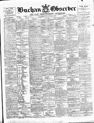 cover page of Buchan Observer and East Aberdeenshire Advertiser published on May 2, 1905