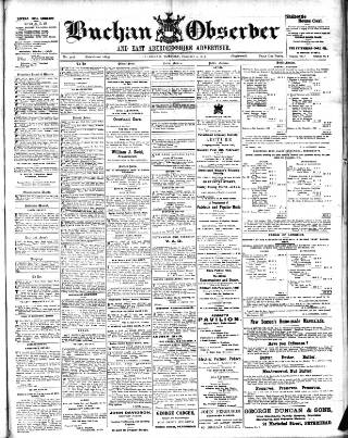 cover page of Buchan Observer and East Aberdeenshire Advertiser published on February 2, 1915
