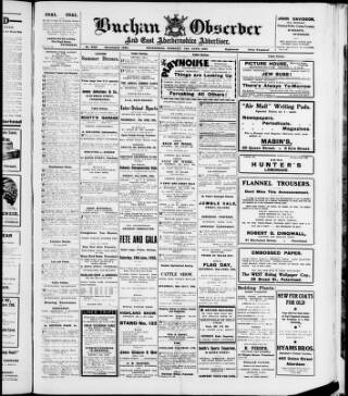 cover page of Buchan Observer and East Aberdeenshire Advertiser published on June 18, 1935