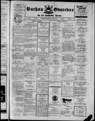 cover page of Buchan Observer and East Aberdeenshire Advertiser published on August 2, 1983