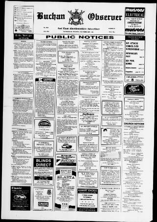 cover page of Buchan Observer and East Aberdeenshire Advertiser published on February 2, 1988
